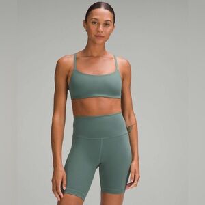 Lululemon Wunder Train Strappy Racer Bra Light Support A/B Cup Medium Forest 4